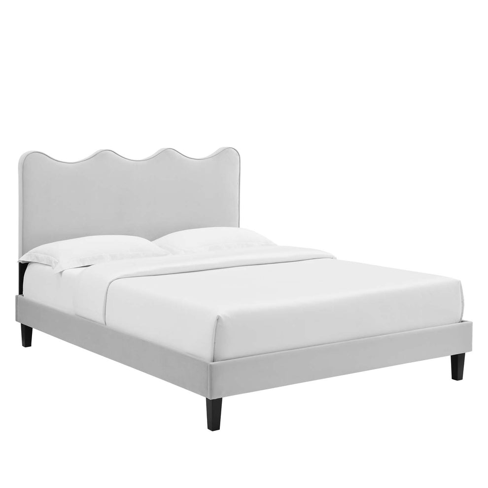 Current Performance Velvet King Platform Bed By Modway - MOD-6738 | Beds | Modishstore - 23