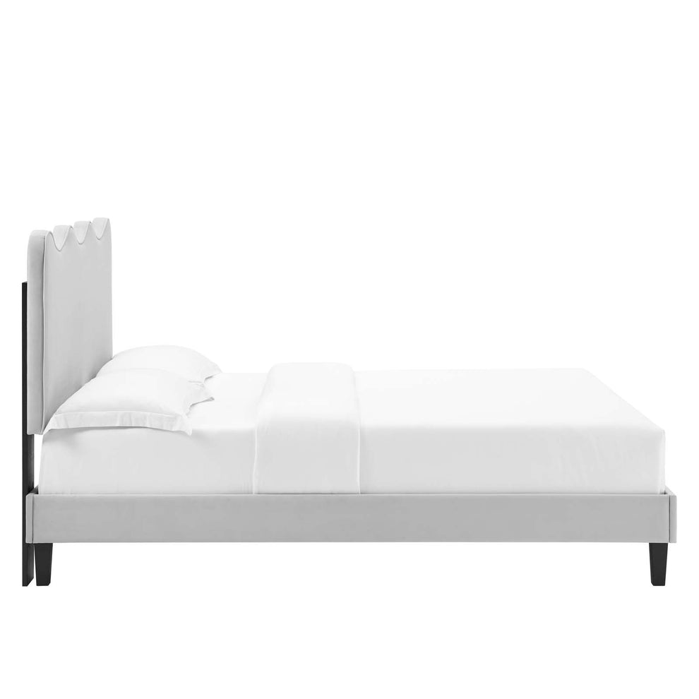 Current Performance Velvet King Platform Bed By Modway - MOD-6738 | Beds | Modishstore - 27