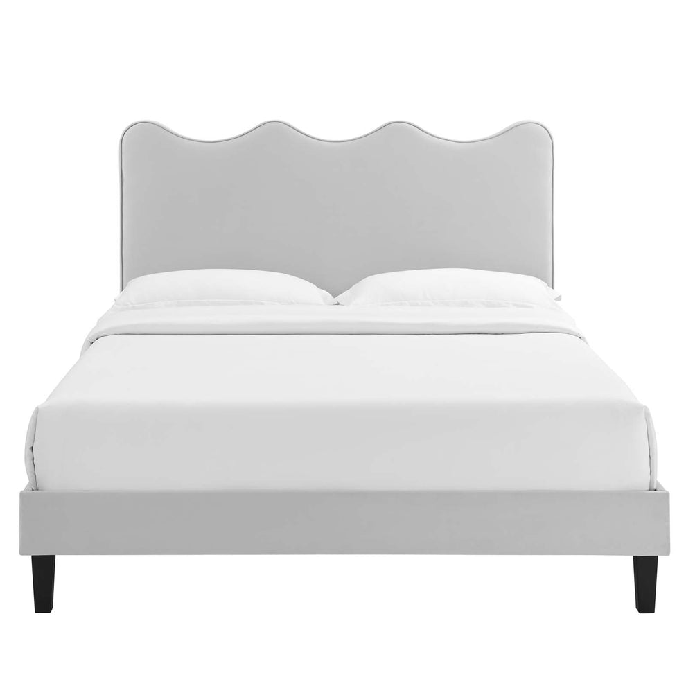 Current Performance Velvet King Platform Bed By Modway - MOD-6738 | Beds | Modishstore - 30