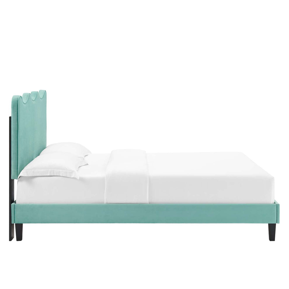 Current Performance Velvet King Platform Bed By Modway - MOD-6738 | Beds | Modishstore - 38