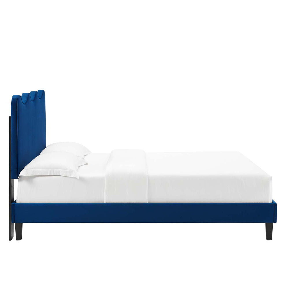 Current Performance Velvet King Platform Bed By Modway - MOD-6738 | Beds | Modishstore - 49