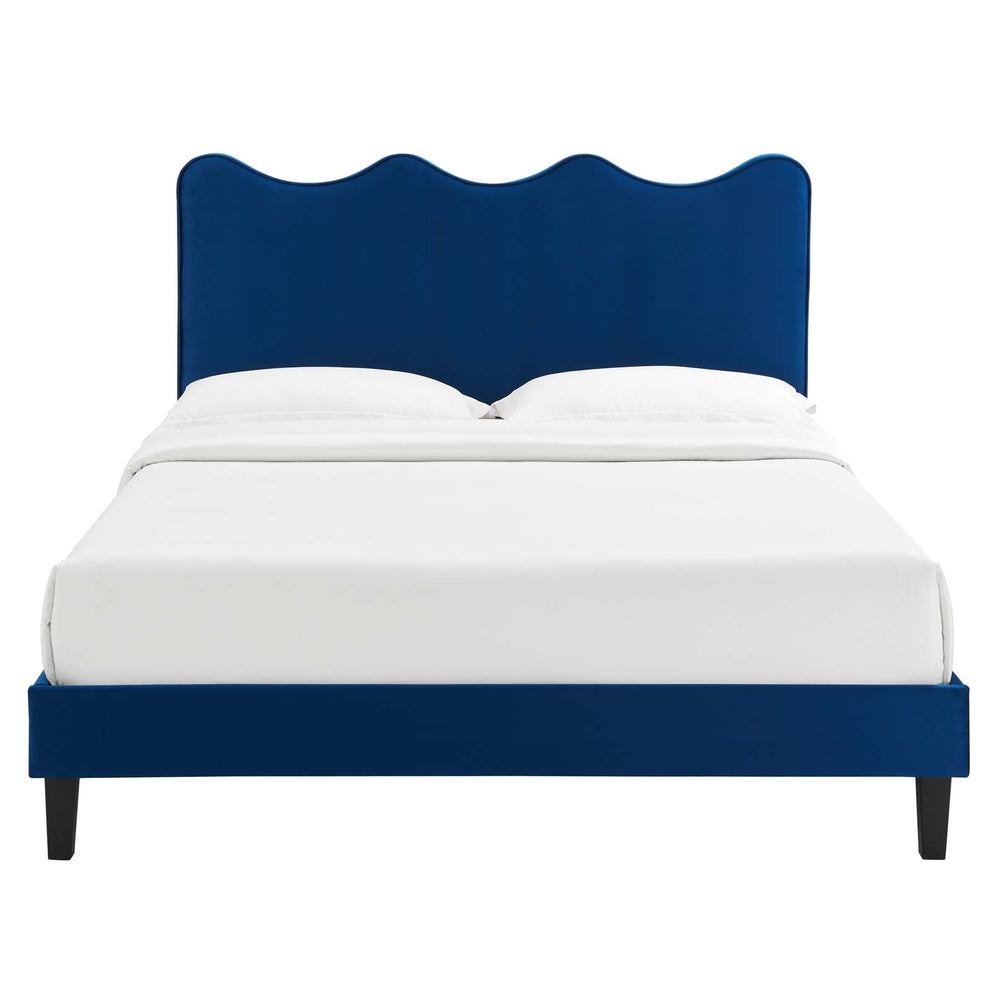 Current Performance Velvet King Platform Bed By Modway - MOD-6738 | Beds | Modishstore - 52