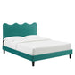 Current Performance Velvet King Platform Bed By Modway - MOD-6738 | Beds | Modishstore - 67