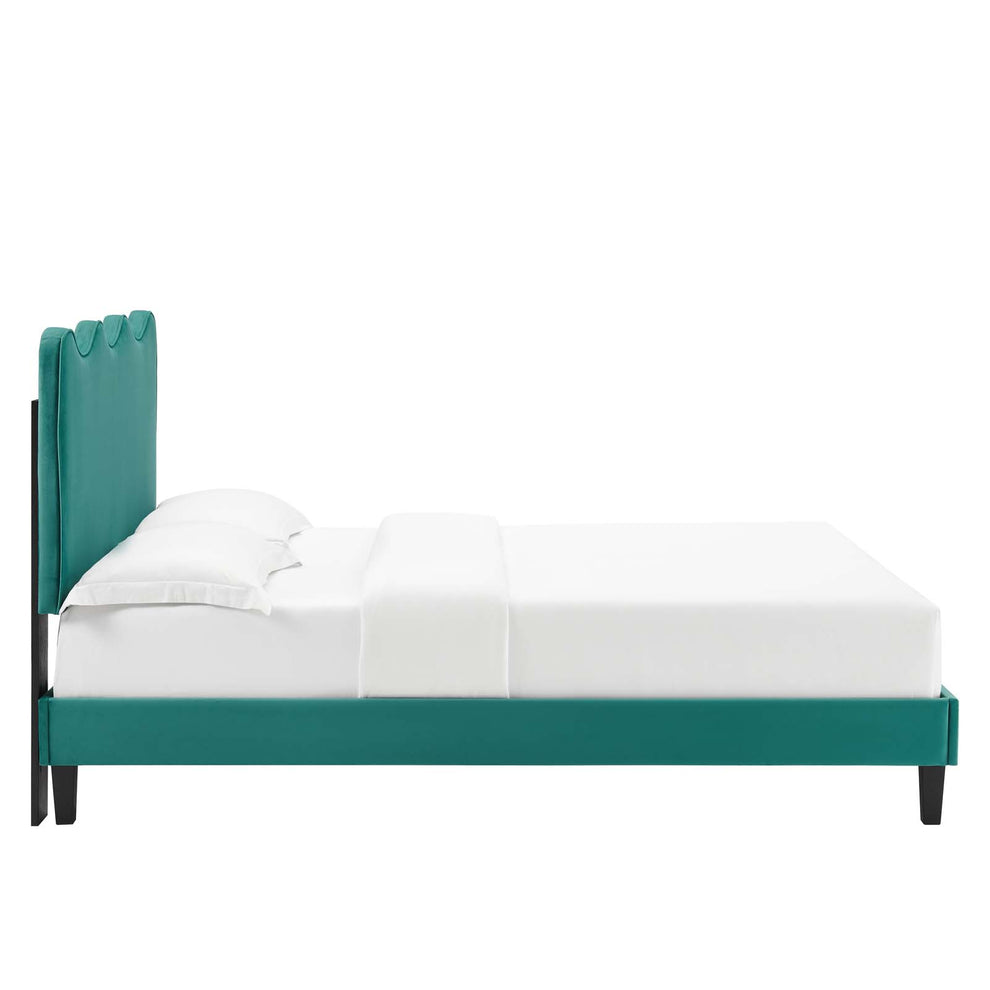 Current Performance Velvet King Platform Bed By Modway - MOD-6738 | Beds | Modishstore - 71