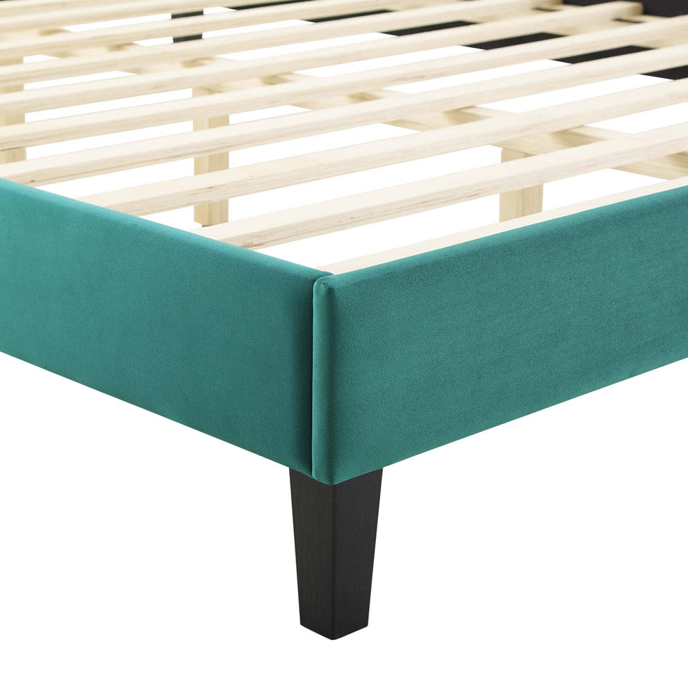 Current Performance Velvet King Platform Bed By Modway - MOD-6738 | Beds | Modishstore - 73