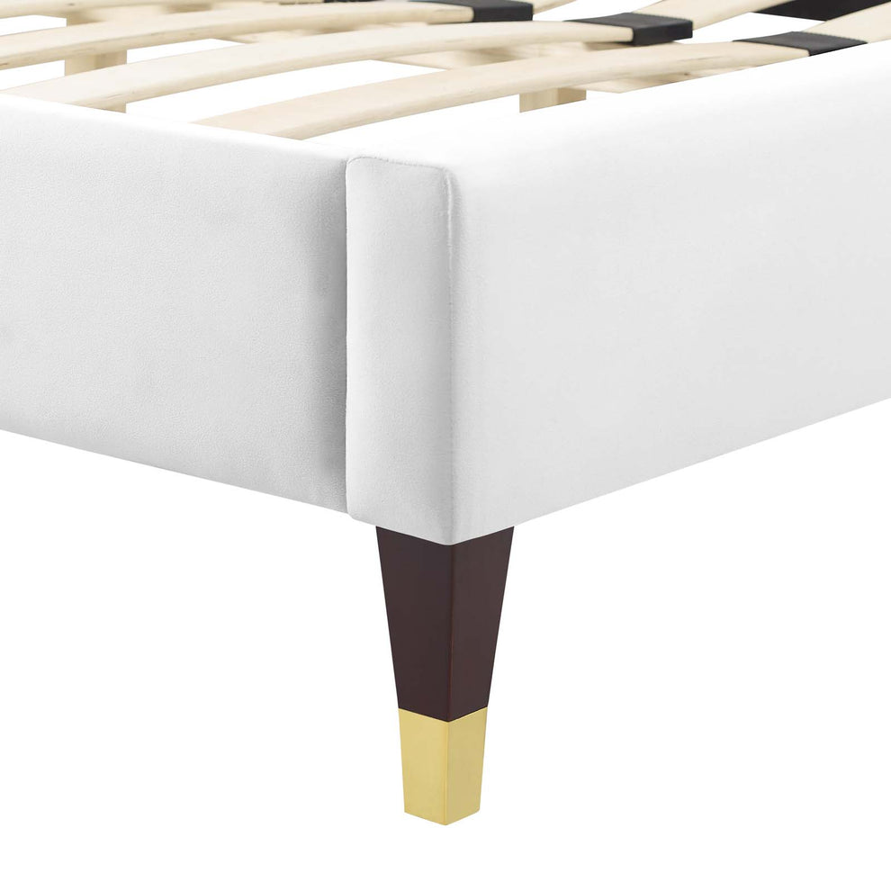 Modway Juniper Channel Tufted Performance Velvet Queen Platform Bed - MOD-6740 | Beds | Modishstore - 32