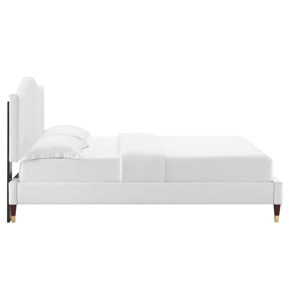 Modway Juniper Channel Tufted Performance Velvet Queen Platform Bed - MOD-6740 | Beds | Modishstore - 34