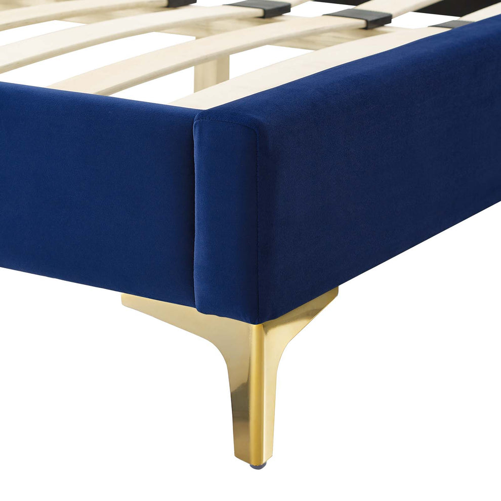 Modway Juniper Channel Tufted Performance Velvet Twin Platform Bed - MOD-6742 | Beds | Modishstore - 20