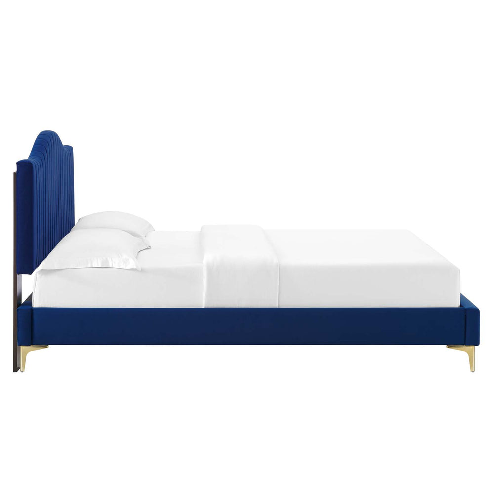 Modway Juniper Channel Tufted Performance Velvet Twin Platform Bed - MOD-6742 | Beds | Modishstore - 22