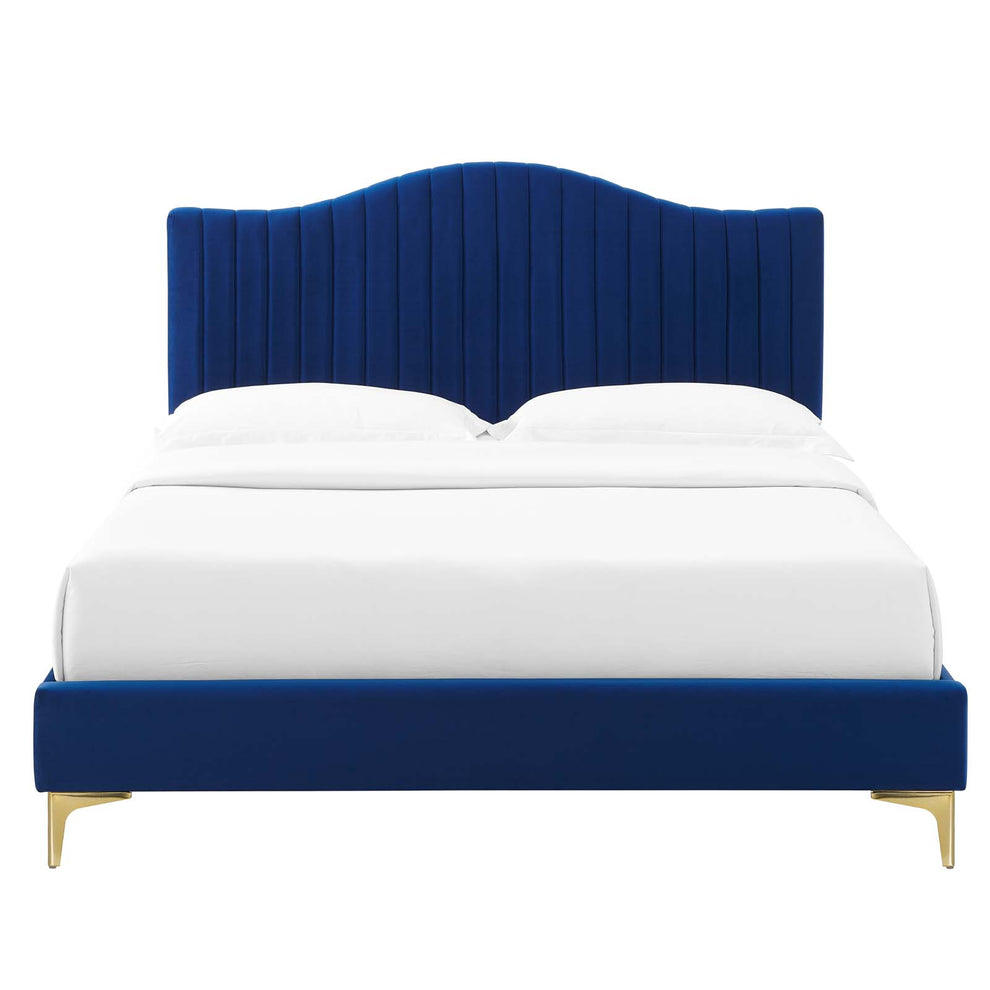 Modway Juniper Channel Tufted Performance Velvet Twin Platform Bed - MOD-6742 | Beds | Modishstore - 23