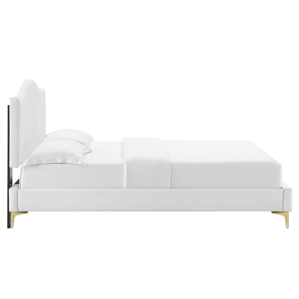 Modway Juniper Channel Tufted Performance Velvet Twin Platform Bed - MOD-6742 | Beds | Modishstore - 38