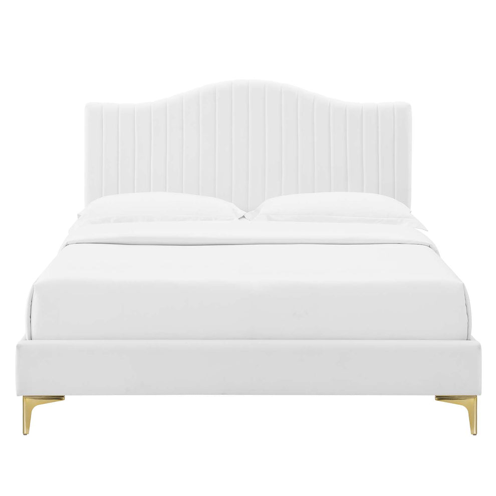 Modway Juniper Channel Tufted Performance Velvet Twin Platform Bed - MOD-6742 | Beds | Modishstore - 39
