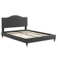 Modway Juniper Channel Tufted Performance Velvet Twin Platform Bed - MOD-6743 | Beds | Modishstore - 3