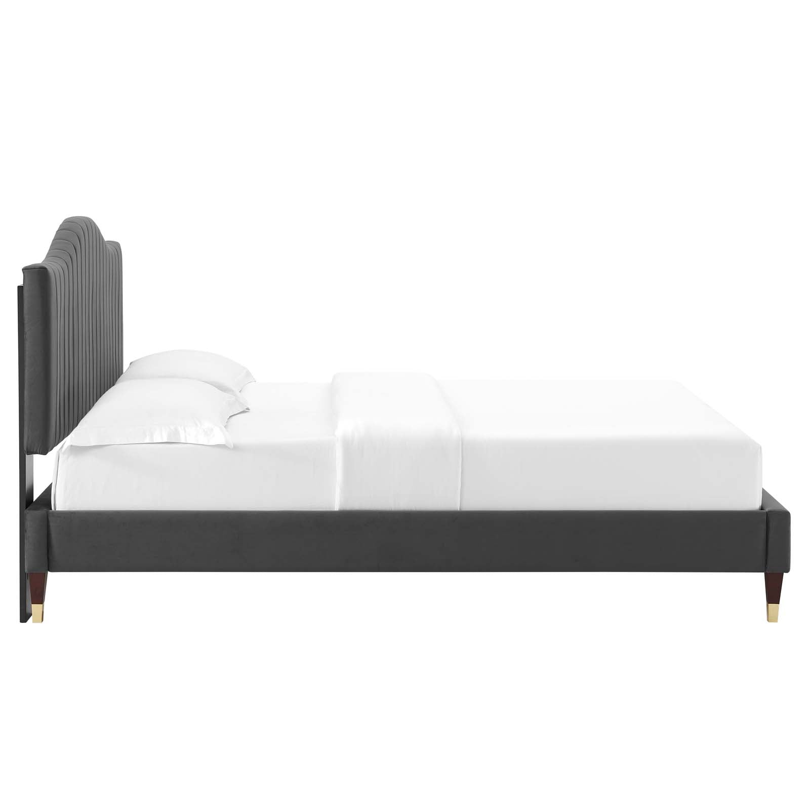 Modway Juniper Channel Tufted Performance Velvet Twin Platform Bed - MOD-6743 | Beds | Modishstore - 6