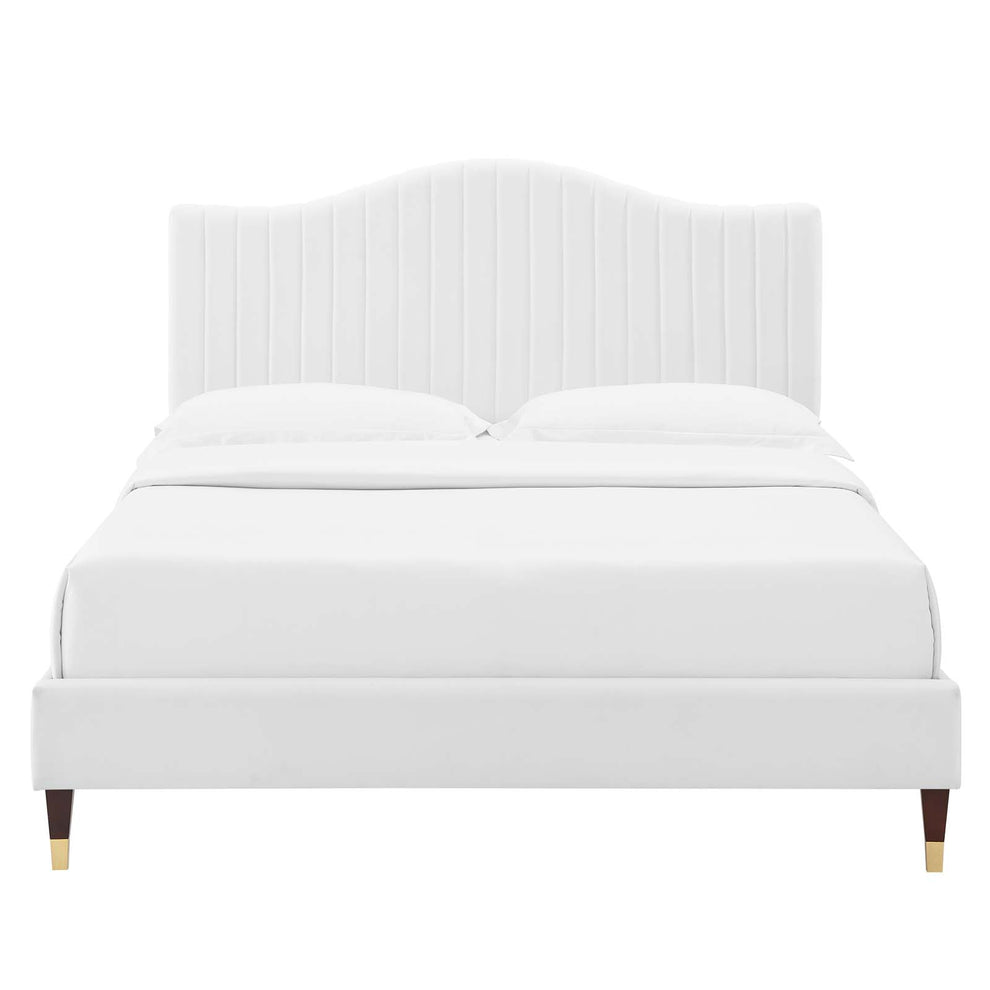 Modway Juniper Channel Tufted Performance Velvet Twin Platform Bed - MOD-6743 | Beds | Modishstore - 39