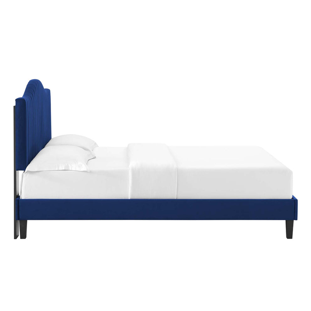 Modway Juniper Channel Tufted Performance Velvet Twin Platform Bed - MOD-6744 | Beds | Modishstore - 22