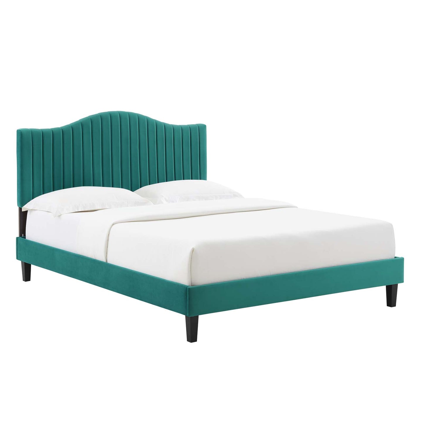 Modway Juniper Channel Tufted Performance Velvet Twin Platform Bed - MOD-6744 | Beds | Modishstore - 26