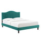 Modway Juniper Channel Tufted Performance Velvet Twin Platform Bed - MOD-6744 | Beds | Modishstore - 26
