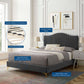 Juniper Channel Tufted Performance Velvet Full Platform Bed By Modway - MOD-6745 | Beds | Modishstore - 3