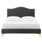 Juniper Channel Tufted Performance Velvet Full Platform Bed By Modway - MOD-6745 | Beds | Modishstore - 9