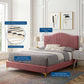 Juniper Channel Tufted Performance Velvet Full Platform Bed By Modway - MOD-6745 | Beds | Modishstore - 13