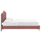 Juniper Channel Tufted Performance Velvet Full Platform Bed By Modway - MOD-6745 | Beds | Modishstore - 19