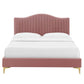 Juniper Channel Tufted Performance Velvet Full Platform Bed By Modway - MOD-6745 | Beds | Modishstore - 20
