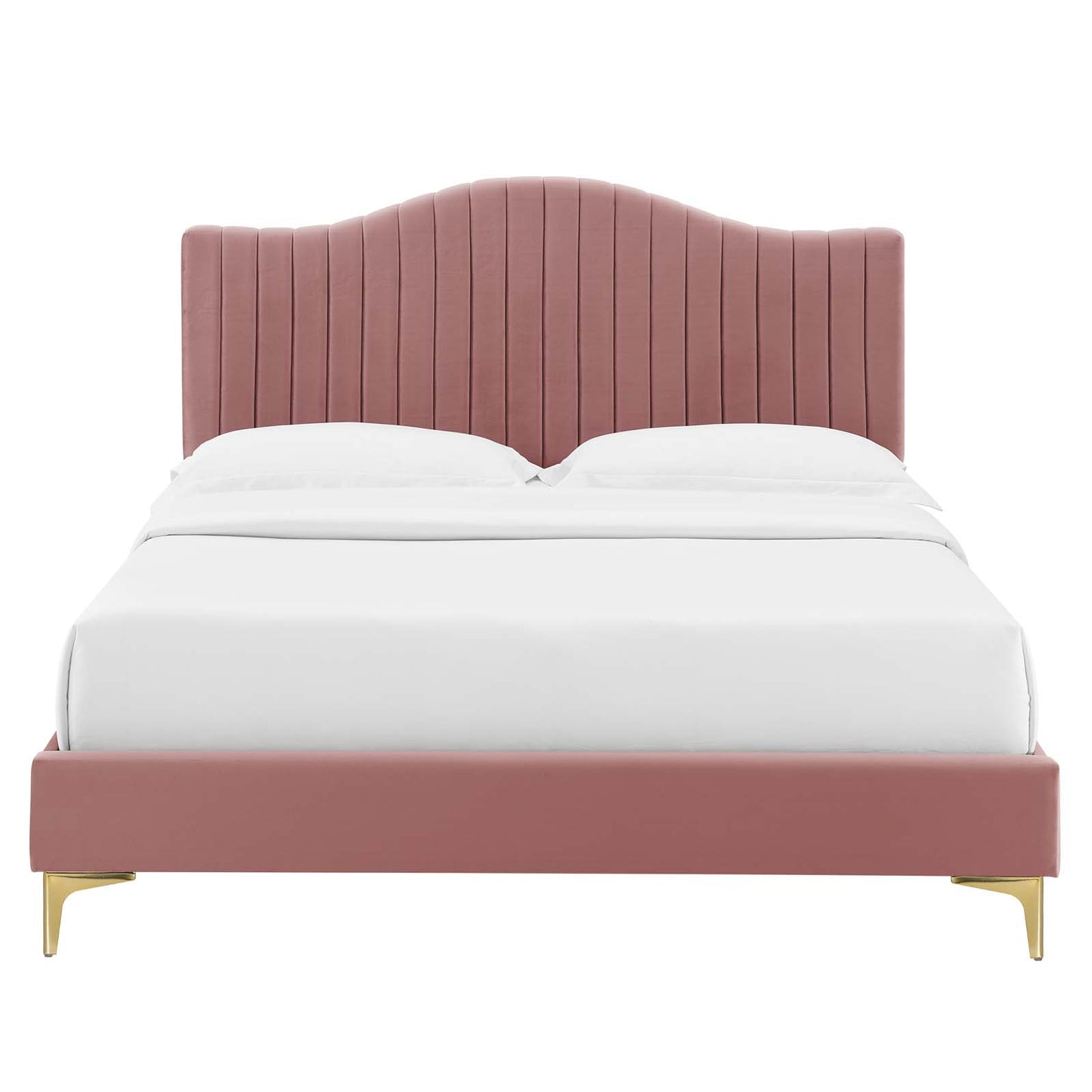 Juniper Channel Tufted Performance Velvet Full Platform Bed By Modway - MOD-6745 | Beds | Modishstore - 20
