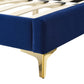 Juniper Channel Tufted Performance Velvet Full Platform Bed By Modway - MOD-6745 | Beds | Modishstore - 28