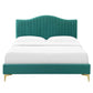 Juniper Channel Tufted Performance Velvet Full Platform Bed By Modway - MOD-6745 | Beds | Modishstore - 42