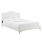 Juniper Channel Tufted Performance Velvet Full Platform Bed By Modway - MOD-6745 | Beds | Modishstore - 45