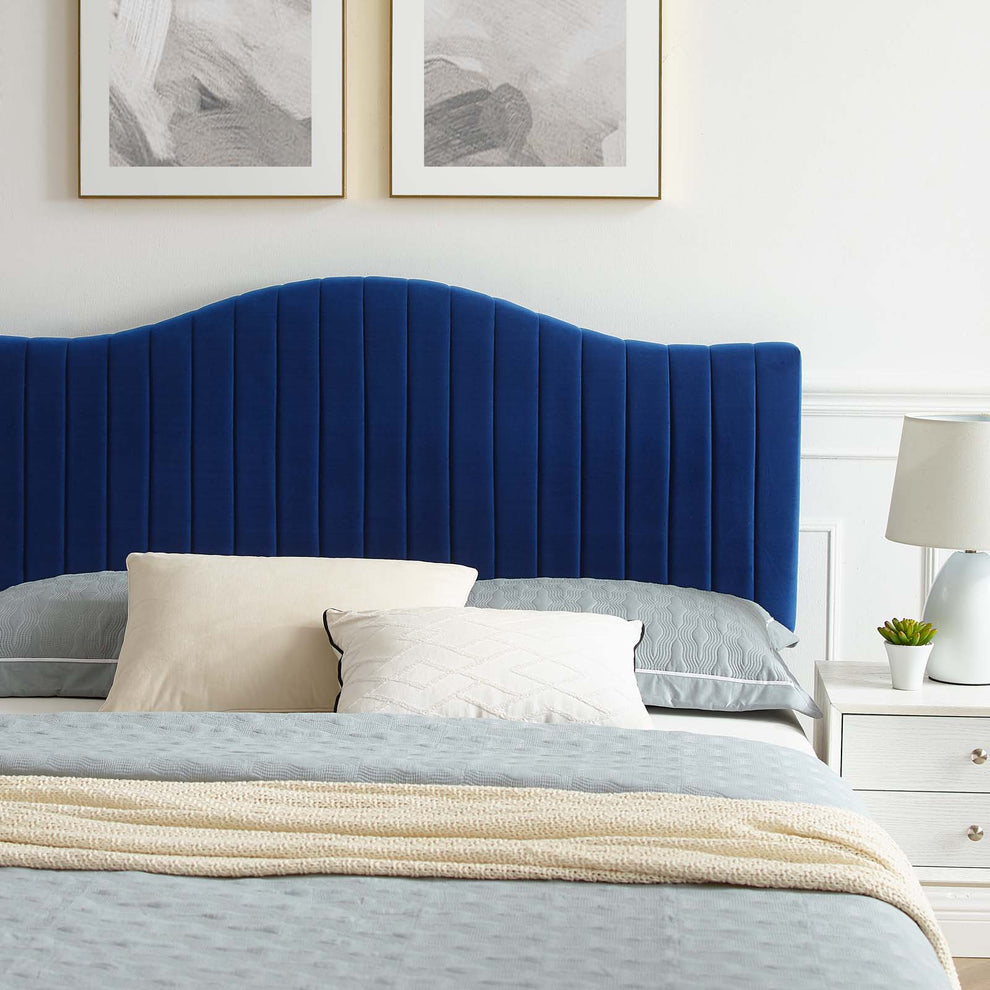 Juniper Channel Tufted Performance Velvet Full Platform Bed By Modway - MOD-6746 | Beds | Modishstore - 25