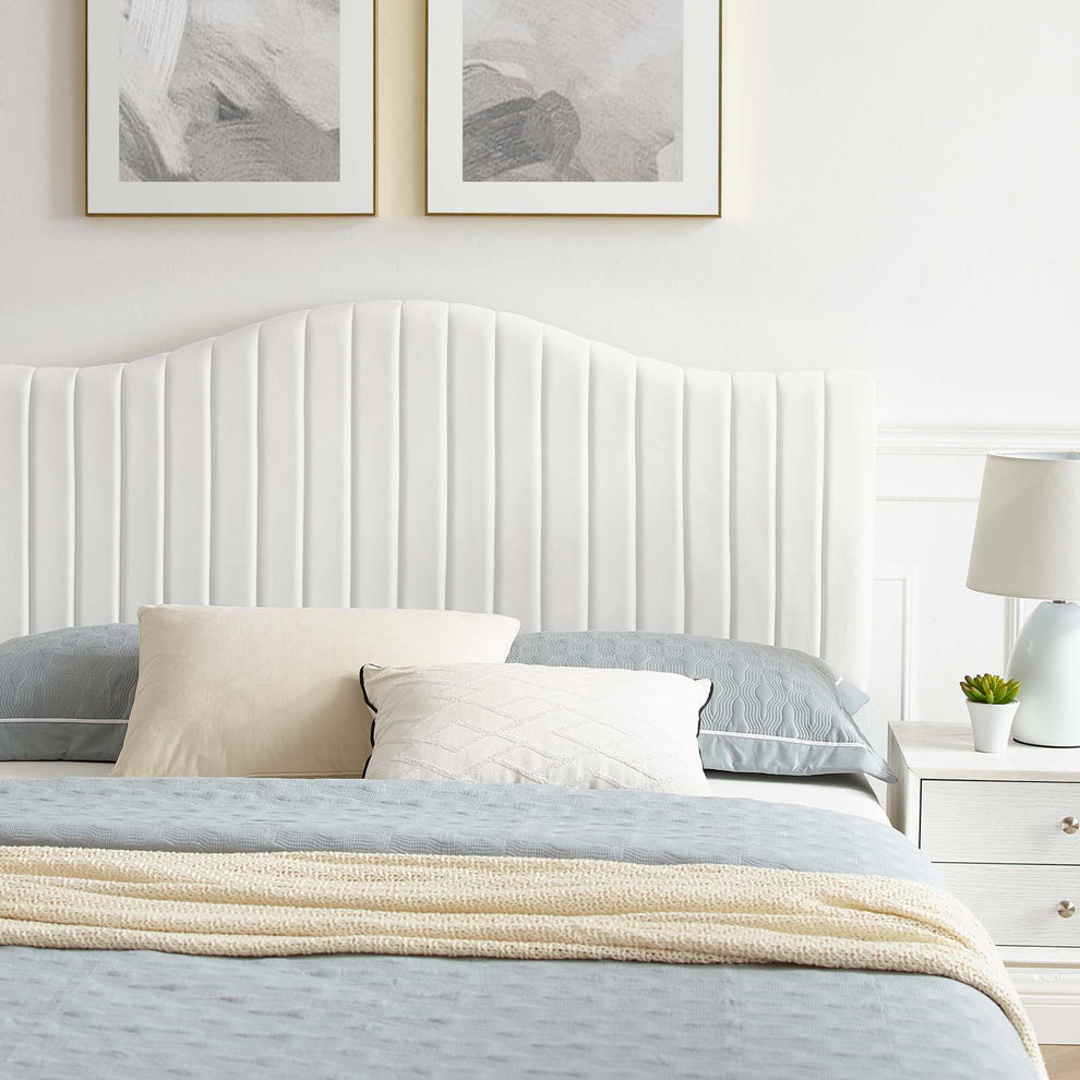 Juniper Channel Tufted Performance Velvet Full Platform Bed By Modway - MOD-6746 | Beds | Modishstore - 47