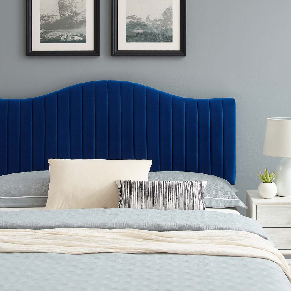 Juniper Channel Tufted Performance Velvet Full Platform Bed By Modway - MOD-6747 | Beds | Modishstore - 25
