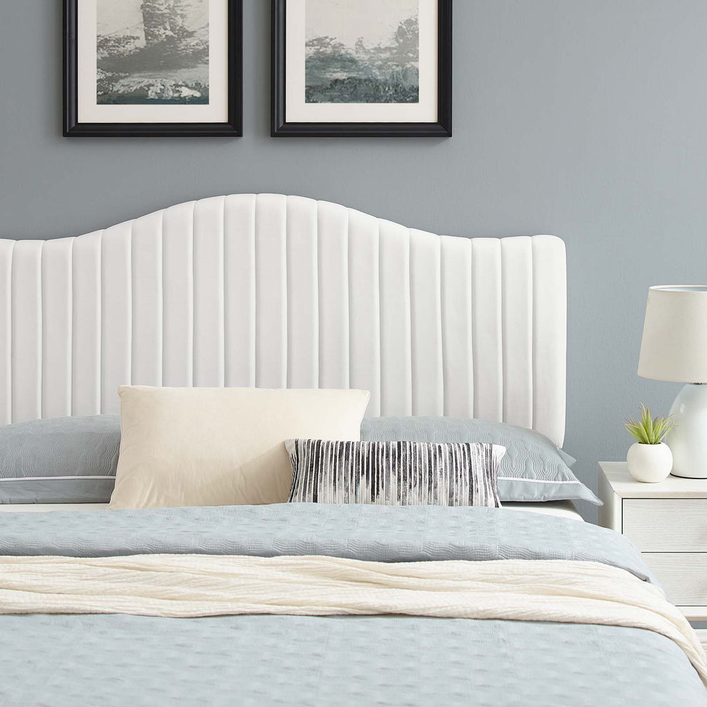 Juniper Channel Tufted Performance Velvet Full Platform Bed By Modway - MOD-6747 | Beds | Modishstore - 47