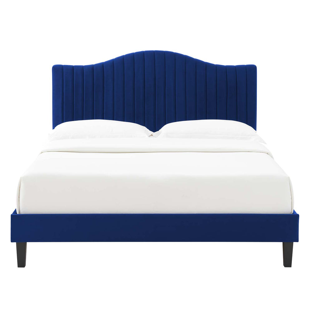 Modway Juniper Channel Tufted Performance Velvet King Platform Bed - MOD-6750 | Beds | Modishstore - 23