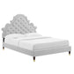 Modway Gwyneth Tufted Performance Velvet Queen Platform Bed - MOD-6752 | Beds | Modishstore - 18