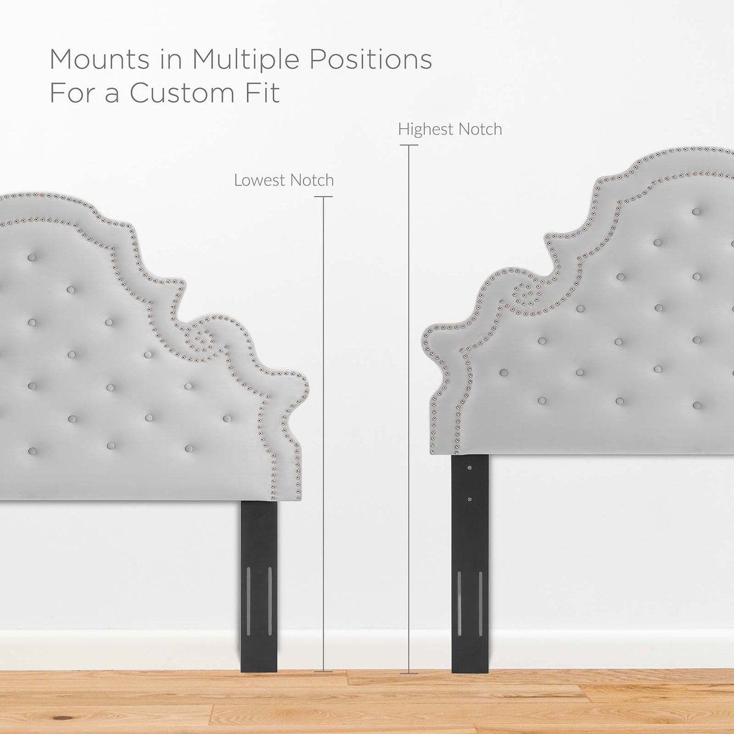 Modway Gwyneth Tufted Performance Velvet Queen Platform Bed - MOD-6752 | Beds | Modishstore - 24