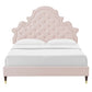 Modway Gwyneth Tufted Performance Velvet Queen Platform Bed | Beds | Modishstore-48