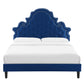 Modway Gwyneth Tufted Performance Velvet Queen Platform Bed | Beds | Modishstore-39