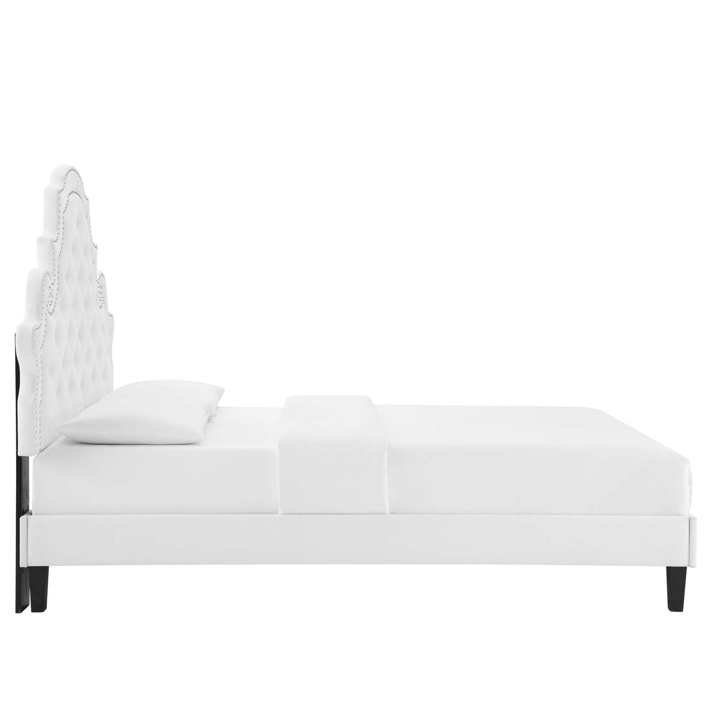 Modway Gwyneth Tufted Performance Velvet Queen Platform Bed - MOD-6753 | Beds | Modishstore - 61