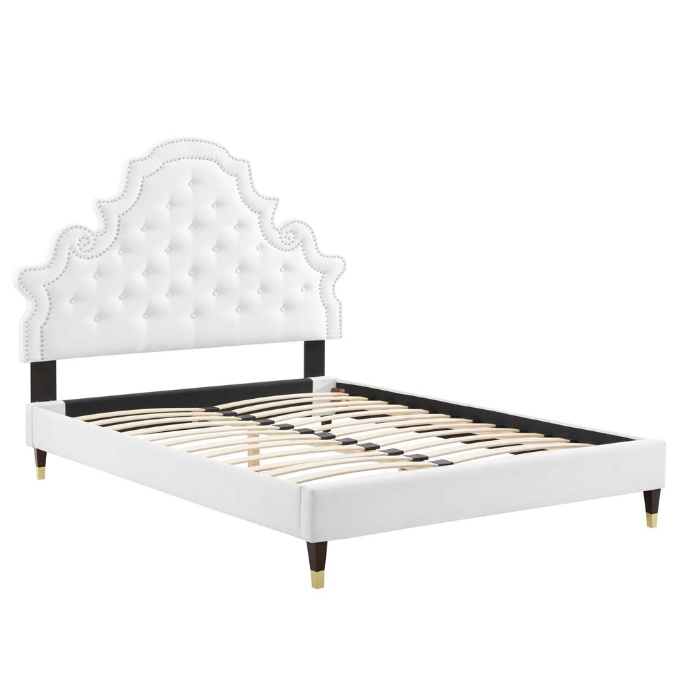 Modway Gwyneth Tufted Performance Velvet Twin Platform Bed - MOD-6755 | Beds | Modishstore - 52