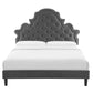 Modway Gwyneth Tufted Performance Velvet Twin Platform Bed - MOD-6756 | Beds | Modishstore - 6
