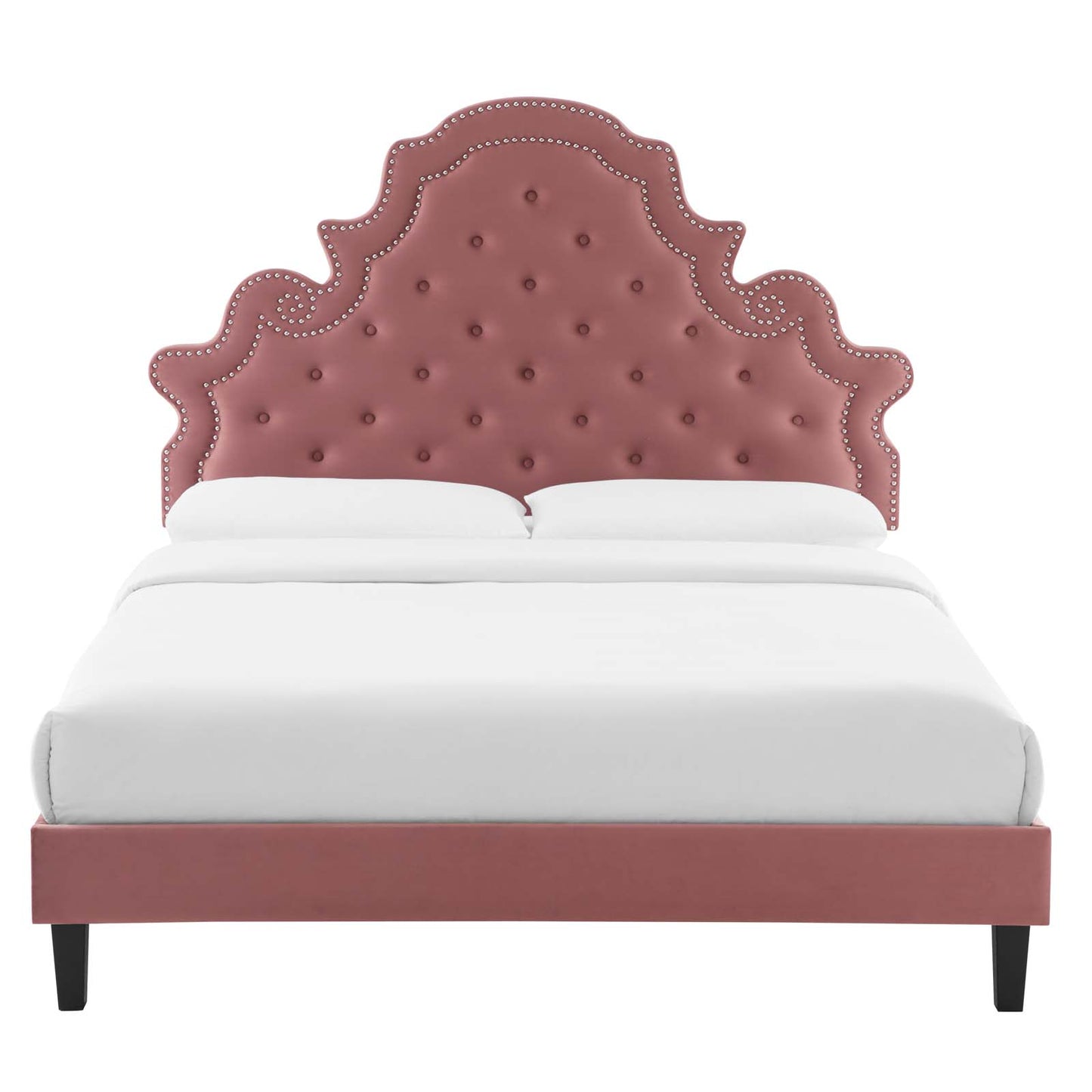 Modway Gwyneth Tufted Performance Velvet Twin Platform Bed - MOD-6756 | Beds | Modishstore - 14