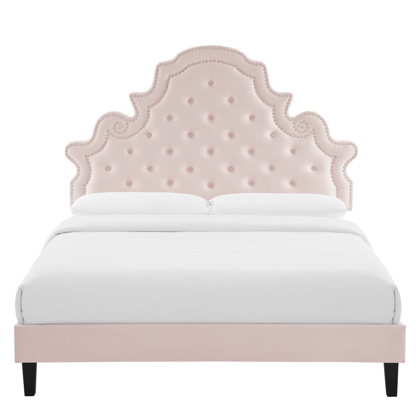 Modway Gwyneth Tufted Performance Velvet Twin Platform Bed - MOD-6756 | Beds | Modishstore - 42