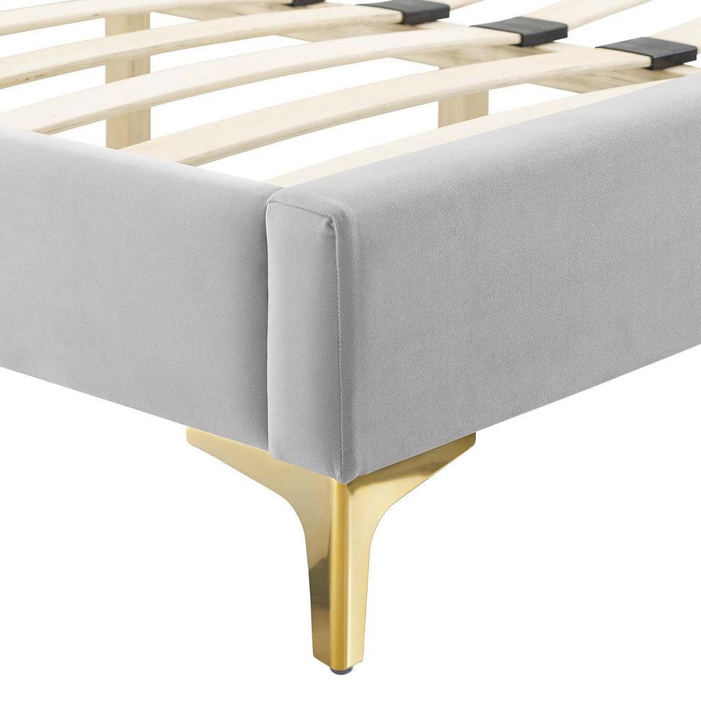 Modway Gwyneth Tufted Performance Velvet Full Platform Bed - MOD-6757 | Beds | Modishstore - 18
