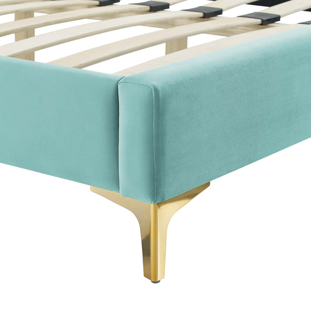 Modway Gwyneth Tufted Performance Velvet Full Platform Bed - MOD-6757 | Beds | Modishstore - 25