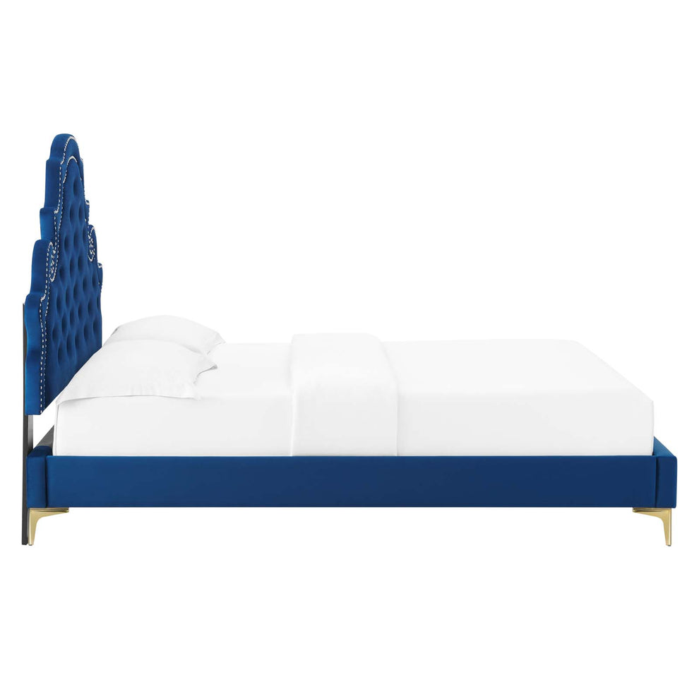 Modway Gwyneth Tufted Performance Velvet Full Platform Bed - MOD-6757 | Beds | Modishstore - 34