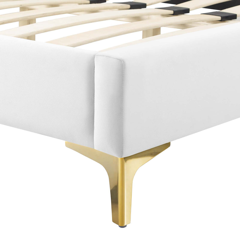 Modway Gwyneth Tufted Performance Velvet Full Platform Bed - MOD-6757 | Beds | Modishstore - 53
