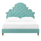 Modway Gwyneth Tufted Performance Velvet Full Platform Bed | Beds | Modishstore-28